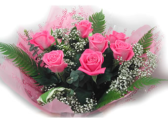 Ergazi Mahallesi �i�ek g�nderme sitemiz g�venlidir  11 adet pembe g�lden buket