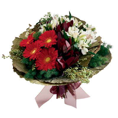 Sincan �i�ek sipari�i  gerbera ve mevsim demeti