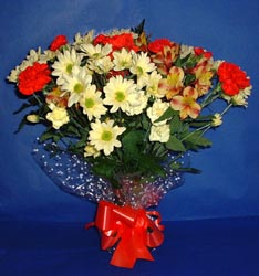 Urankent g�n� �i�ek yolla  kir �i�ekleri buketi mevsim demeti halinde