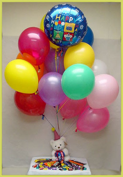 Demetevler �i�ek sipari�i  Sevdiklerinize 17 adet u�an balon demeti yollayin.