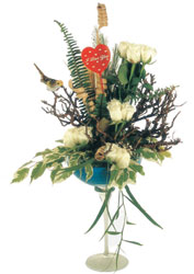 Bat�kent �nternetten �i�ek sipari�i  kadeh i�erisinde g�rsel g�l tanzimi