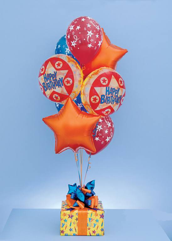 Bat�kent �nternetten �i�ek sipari�i  19 adet u�an balon ve k���k kutuda �ikolata