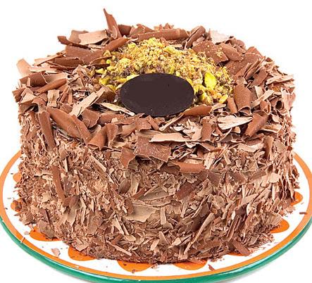 �ikolatali 4 ile 6 kisilik yas pasta Elvankent online �i�ek g�nderme