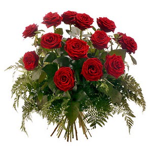 kaliteli taze ve ucuz �i�ekler  15 adet k�rm�z� g�lden buket