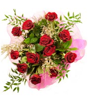12 adet k�rm�z� g�l buketi Sincan �i�ek sipari�i 