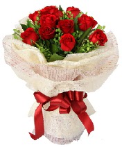 12 adet k�rm�z� g�l buketi Yeni bat� mahallesi , �i�ek�i , �i�ek�ilik 
