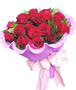 12 adet k�rm�z� g�lden g�rsel buket Demetevler �i�ek sipari�i 