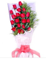 19 adet k�rm�z� g�l buketi �aml�ca mahallesi �i�ek ma�azas� 