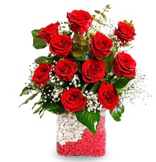 11 adet k�rm�z� g�l vazosu Ergazi Mahallesi �i�ek g�nderme sitemiz g�venlidir 
