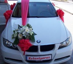 Gelin araba s�slemesi Sincan �i�ek sipari�i 