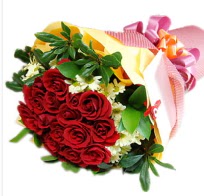12 adet k�rm�z� g�l ve papatyalar Yeni bat� mahallesi , �i�ek�i , �i�ek�ilik 