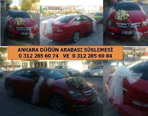 D���n arabas� s�slemesi 11 beyaz g�lden gelin �i�e�i buketi hediye Bat�kent �i�ek g�nderme 