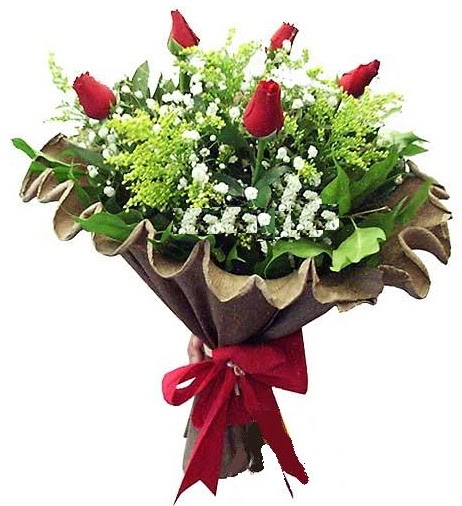 5 adet g�lden buket Bat�kent �nternetten �i�ek sipari�i 