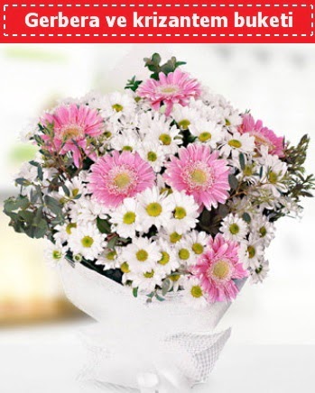 Papatya ve Gerbera Buketi Eryaman mahallesi �i�ek�iler 