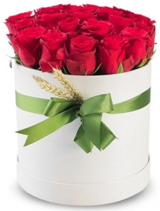 25 adet �zel kutuda k�rm�z� g�l Kentkoop mahallesi �i�ek yolla  s�z �i�ekler