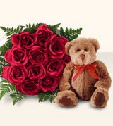 9 adet g�l ve oyuncak Eryaman mahallesi �i�ek�iler 