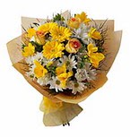 karisik kir �i�ek demeti  Ostim mahallesi internetten �i�ek sat��� 