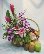 orkide kazablanka ve sepet Bat�kent �i�ek g�nderme 