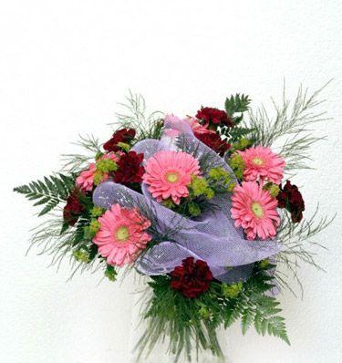 gerbera ve kir �i�eklerinden demet tanzimi Kentkoop mahallesi �i�ek yolla 