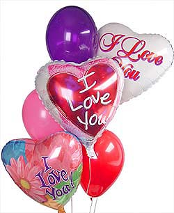 kaliteli taze ve ucuz �i�ekler  Sevdiklerinize 17 adet u�an balon demeti yollayin.