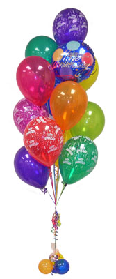 Demetevler Oran 14 �ubat sevgililer g�n� �i�ek  Sevdiklerinize 17 adet u�an balon demeti yollayin.