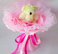 15 cm boyutlarinda 1 adet ayi buketi �aml�ca mahallesi �i�ek ma�azas� 