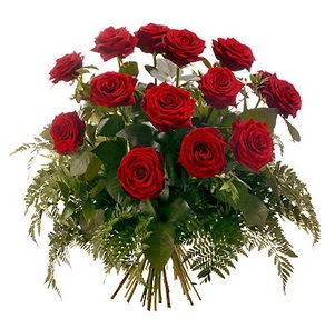 kaliteli taze ve ucuz �i�ekler  15 adet k�rm�z� g�lden buket