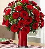 25 adet k�rm�z� g�l tanzim �i�e�i