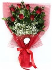 7 adet k�rm�z� g�lden buket tanzimi Ergazi Mahallesi �i�ek g�nderme sitemiz g�venlidir 