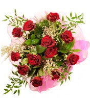 12 adet k�rm�z� g�l buketi Sincan �i�ek sipari�i 