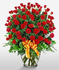 G�rsel vazo i�erisinde 101 adet g�l Ergazi Mahallesi �i�ek g�nderme sitemiz g�venlidir 