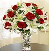 12 adet k�rm�z� g�l 2 dal kazablanka vazosu Demetevler Oran 14 �ubat sevgililer g�n� �i�ek 