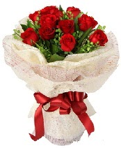 12 adet k�rm�z� g�l buketi Yeni bat� mahallesi , �i�ek�i , �i�ek�ilik 