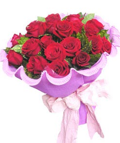 12 adet k�rm�z� g�lden g�rsel buket Demetevler �i�ek sipari�i 