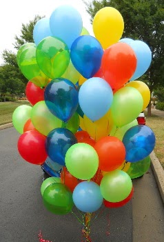 100 adet u�an balon rengarenk helyum gazl�  balon