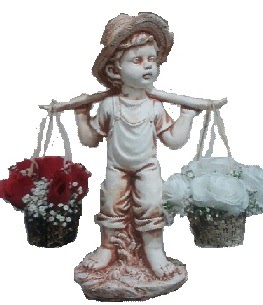 50 cm biblo bebek 5 k�rm�z� 5  beyaz canl� g�l