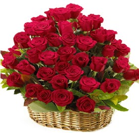 41 adet k�rm�z� g�l sepet i�erisinde Bat� sitesi mahallesi ucuz �i�ek g�nder 