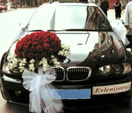 G�rsel gelin arabas� s�slemesi me�rutiyet �i�ek�i ma�azas� 