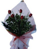 Demetevler �i�ek sipari�i  5 adet kirmizi g�llerden buket