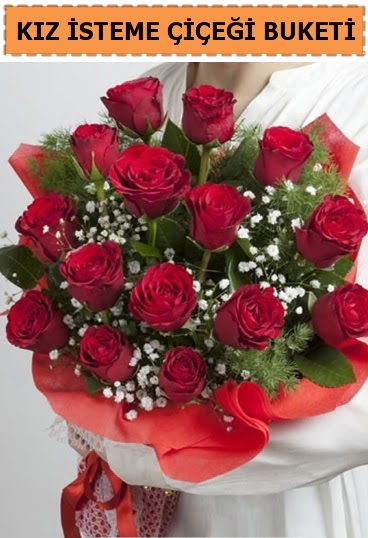 K�z isteme buketi �i�e�i 17 g�l Macunk�y sevgilime hediye �i�ek 