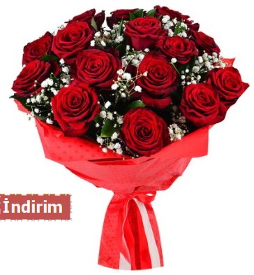 12 Adet k�rm�z� a�k g�lleri Demetevler Oran 14 �ubat sevgililer g�n� �i�ek  